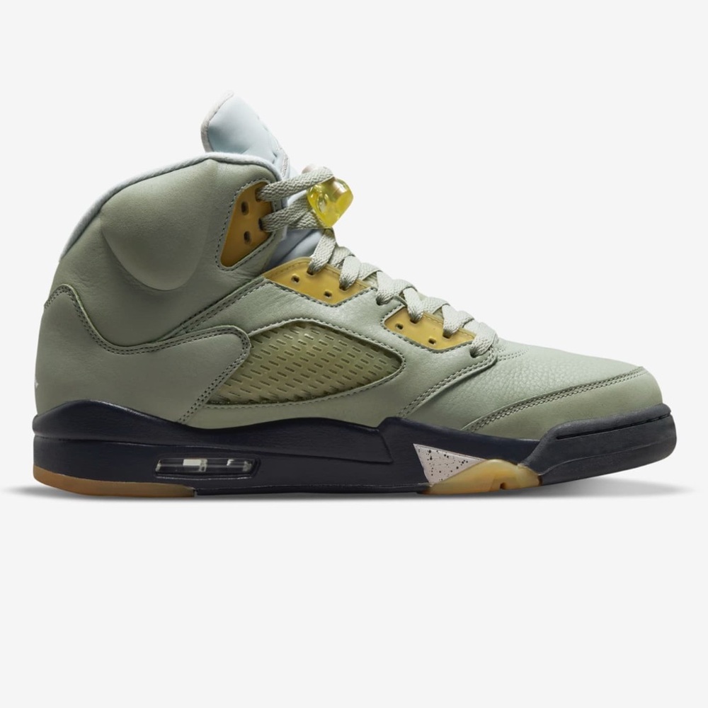 Nike Air Jordan 5 Retro DC7501-300 Men's Jade Horizon Basketball Shoes Size 9.5